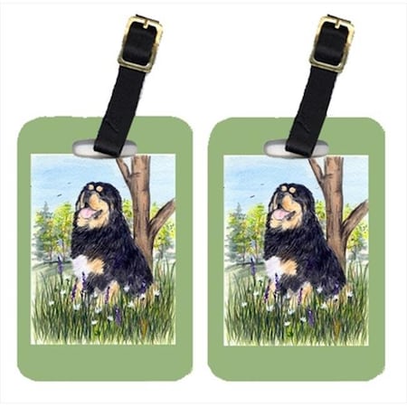 Carolines Treasures Carolines Treasures SS8106BT Tibetan Mastiff Luggage Tags; Pack - 2 SS8106BT